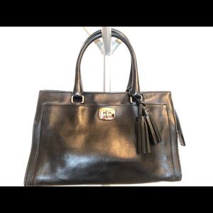 Authentic Coach Bag-Black Genuine soft Leather.